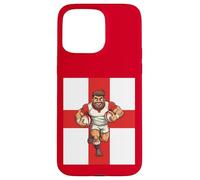 Unstoppable Charge Cartoon Rugby Power Run Coque pour iPhone 15 Pro Max