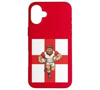 Unstoppable Charge Cartoon Rugby Power Run Coque pour iPhone 16 Plus