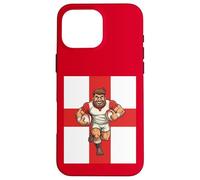 Unstoppable Charge Cartoon Rugby Power Run Coque pour iPhone 16 Pro Max