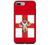 Unstoppable Charge Cartoon Rugby Power Run Coque pour iPhone 7 Plus/8 Plus