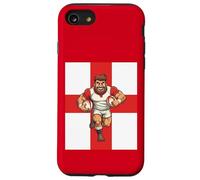 Unstoppable Charge Cartoon Rugby Power Run Coque pour iPhone SE (2020) / 7/8