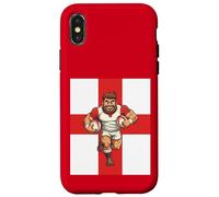 Unstoppable Charge Cartoon Rugby Power Run Coque pour iPhone X/XS