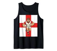 Unstoppable Charge Cartoon Rugby Power Run Débardeur