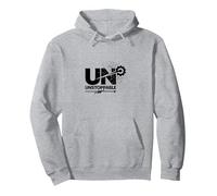 Unstoppable: Design d'équipement de Motivation pour Les gagnants Sweat à Capuche, Unisexe pour Adultes, Gris Chiné, XXL