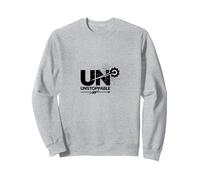 Unstoppable: Design d'équipement de Motivation pour Les gagnants Sweatshirt, Unisexe pour Adultes, Gris Chiné, XL