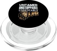 Untamed Unstoppable UNDENIABLY Leo PopSockets PopGrip pour MagSafe