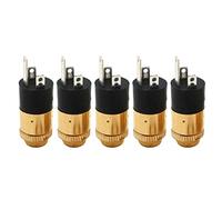 UNTERING 1/5/10 pièces PJ392 Prise femelle stéréo 3,5 mm Connecteur stéréo 3,5 mm pour casque vidéo Accessoire de remplacement pour casque