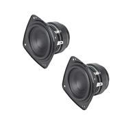 UNTERING 1 paire d'amplificateurs de son étanches de 7,6 cm, gamme complète de musique, 81 mm, 4 Ohm, 25 W