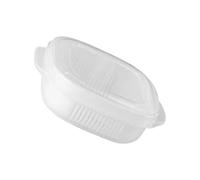 UNTERING Boîte de rangement alimentaire en polypropylène transparent efficace pour réfrigérateur, congélateur, micro-ondes, conteneur portable pour préparation des repas