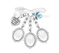 UNTERING Boutonnière de mariage en forme d'ange avec nœud pour photos et bouquets de fleurs, taille unique, Comme décrit, Comme décrit.