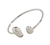 UNTERING Bracelets géométriques punk uniques et irréguliers - Bijoux de fête - Texture en acier inoxydable - Cadeau pour femmes et hommes - Tendance, taille unique, Comme décrit