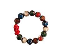 UNTERING Chaîne à main en perles faites à la main - Accessoire de mode - Bijou élégant pour attirer la prospérité et le succès, 12mm, Comme décrit