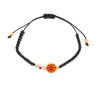 UNTERING Chaîne de perles rondes tressées confortables et élégantes pour les amateurs de football - Idéal pour les sorties décontractées et les jours de match - Accessoire pour les fans de football