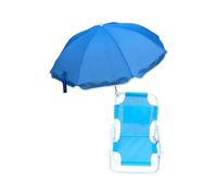 UNTERING Chaise de plage d'extérieur pour enfants avec pare-soleil réglable, cadre en métal, design pliable pour parc, camping et détente au bord de la mer, chaise de plage portable pour enfants avec