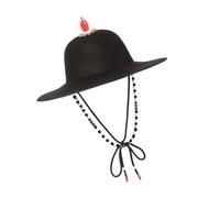 UNTERING Chapeau d'accessoires de photographie vintage et élégant pour spectacles culturels faits à la main