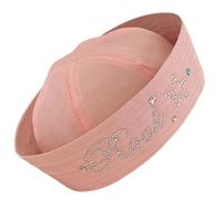 UNTERING Chapeau de capitaine clouté à strass pour femmes et adolescentes pour fête de marin Costume de fille Cosplay Chapeau de marin