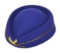 UNTERING Chapeau d'hôtesse de l'air, chapeau d'hôtesse de l'air, chapeaux de fête, chapeaux d'uniforme formel, accessoires pour femmes, chapeaux d'hôtesse de l'air pour femmes