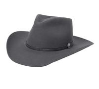 UNTERING Chapeau Fedoras en laine à dessus plat pour homme adulte spectacles sur scène fête à thème, bal masqué, jeu de rôle, fête, chapeau de cowboy pour adulte