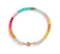 UNTERING Collier de perles acryliques robustes - Couleurs résistantes - Confortable à porter pour une tenue tendance - Longue durée de vie - Design de perles en acrylique, taille unique, Comme décrit