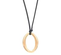 UNTERING Collier élégant en cordon ciré unique avec pendentif géométrique distinctif pour femmes jeunes - Accessoire de mode moderne, Love, Comme décrit, Comme décrit.