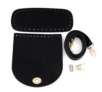 UNTERING Ensemble complet d'accessoires de sac verrouillables et sangles pour sacs polyvalents en cuir PU, Noir , One Size