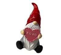 UNTERING Figurine de nains de Saint-Valentin en résine pour couples et familles qui aiment décorer le visage moins de poupées ornement