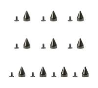 UNTERING Lot de 10 pointes en alliage de style gothique pour sacs, chaussures et autres projets d'artisanat, accessoires de mode, 14 thick bottom 10x1, Comme décrit, Comme décrit.