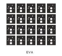 UNTERING Lot de 120 autocollants en papier pour stabilisateur de clavier mécanique