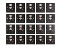 UNTERING Lot de 120 autocollants en papier pour stabilisateur de clavier mécanique