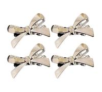 UNTERING Lot de 4 pinces à cheveux pour une raie latérale précise - Accessoires pour différentes coiffures - Reste ferme pendant le mouvement - Accessoires tendance