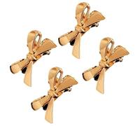 UNTERING Lot de 4 pinces à cheveux pour une raie latérale précise - Accessoires pour différentes coiffures - Reste ferme pendant le mouvement - Accessoires tendance