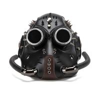 UNTERING Masque de protection du visage pour motards, style punk, sangles réglables, cosplay, Halloween, fête, accessoires essentiels à thème punk