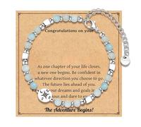 UNTERING Perles élégantes adaptées pour la saison de remise de diplôme et une utilisation quotidienne - Pierres durables pour bracelets et bracelets, taille unique, Comme décrit