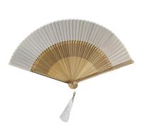 UNTERING Petit éventail pliable en bois parfumé pour fête de mariage chinois