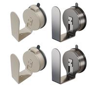 UNTERING Planche de cuisine attrayante pour économiser de l'espace - Support mural - Absorption de tasse - Antirouille - Substance ABS pour bols, bouilloires et ustensiles - Support de planification