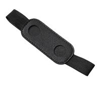 UNTERING Pochettes à crayons en cuir synthétique avec bande élastique pour classeurs, carnets, journaux, carnet de notes, Noir