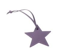 UNTERING Porte-clés polyvalent en cuir en forme d'étoile à cinq branches pour femme et fille Accessoire de sac à la mode Cintre à bagages