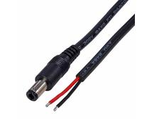 UNTERING Prise mâle DC6330 vers câble à extrémité ouverte 6,3 mm x 3,0 mm DC6330 Power Pigtails pour réparation d'alimentation informatique, 3 m Pigtail