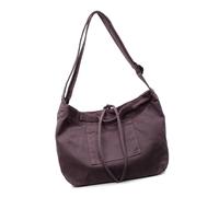 UNTERING Sac à bandoulière en toile pour femme - Grande capacité - Sac de courses - Sac d'école tendance pour tous les jours, violet, about 26x39x11cm/10.24x15.35x4.33"