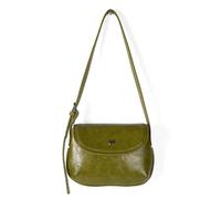 UNTERING Sac à bandoulière rétro en cuir synthétique pour femme Style coréen Sac à main Mode Messengers Sac à provisions Sac à bandoulière, Vert, about 19x16x2x21cm/7.48x6.30x0.79x8.27"