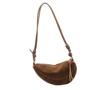 UNTERING Sac à bandoulière rétro pour femme Sac à bandoulière tendance Sac à bandoulière grande capacité Sac à bandoulière en cuir PU Sac à bandoulière, marron, about 15x30x8cm/5.91x11.81x3.15"