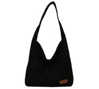 UNTERING Sac à bandoulière tendance pour femme - Sac à main assorti aux aisselles - Grande capacité - Velours côtelé, Noir , about 35x30x26x9cm/13.78x11.81x10.24x3.54"