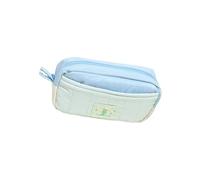 UNTERING Sac de rangement multifonction pratique pour papeterie, trousse à crayons spacieuse et compartimentée pour artistes, employés de bureau, sac de papeterie de voyage portable, bleu, Taille