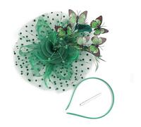 UNTERING Serre-tête bibi pour mariage des années 1920 - Accessoire de cérémonie de mariage - Fait à la main