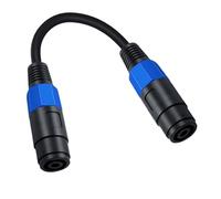 UNTERING Speakon Câble d'extension femelle AWG 18 vers adaptateur vers câble