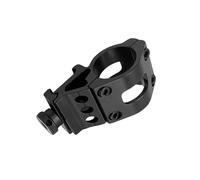 UNTERING Support de lampe de poche 25,4 mm pour l'extérieur, absorption des chocs, base de visée, alliages, lampes de poche, tubes de serrage, supports de visée