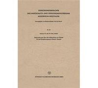 Untersuchungen Uber Die Aufbereitung Von Wasser Fur Die Dampferzeugung in BensonKesseln - Walter Maximilian Fuchs - Springer Nature B.V. - Livre en Anglai Walter Maximilian FuchsWalter Maximilian Fuch