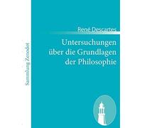 Untersuchungen Über Die Grundlagen Der Philosophie
