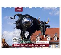 Unterwegs à Bietigheim-Bissingen, Version française (Calendrier mural 2026 DIN A3 portrait), Calendrier CALVENDO mensuel
