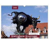 Unterwegs à Bietigheim-Bissingen, Version française (Calendrier mural 2026 DIN A3 portrait), Calendrier CALVENDO mensuel